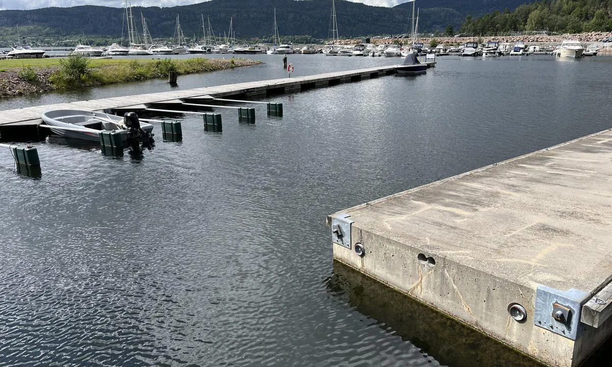 Nordre Jarlsberg Brygge: Gjestebrygge med longside fortøyning