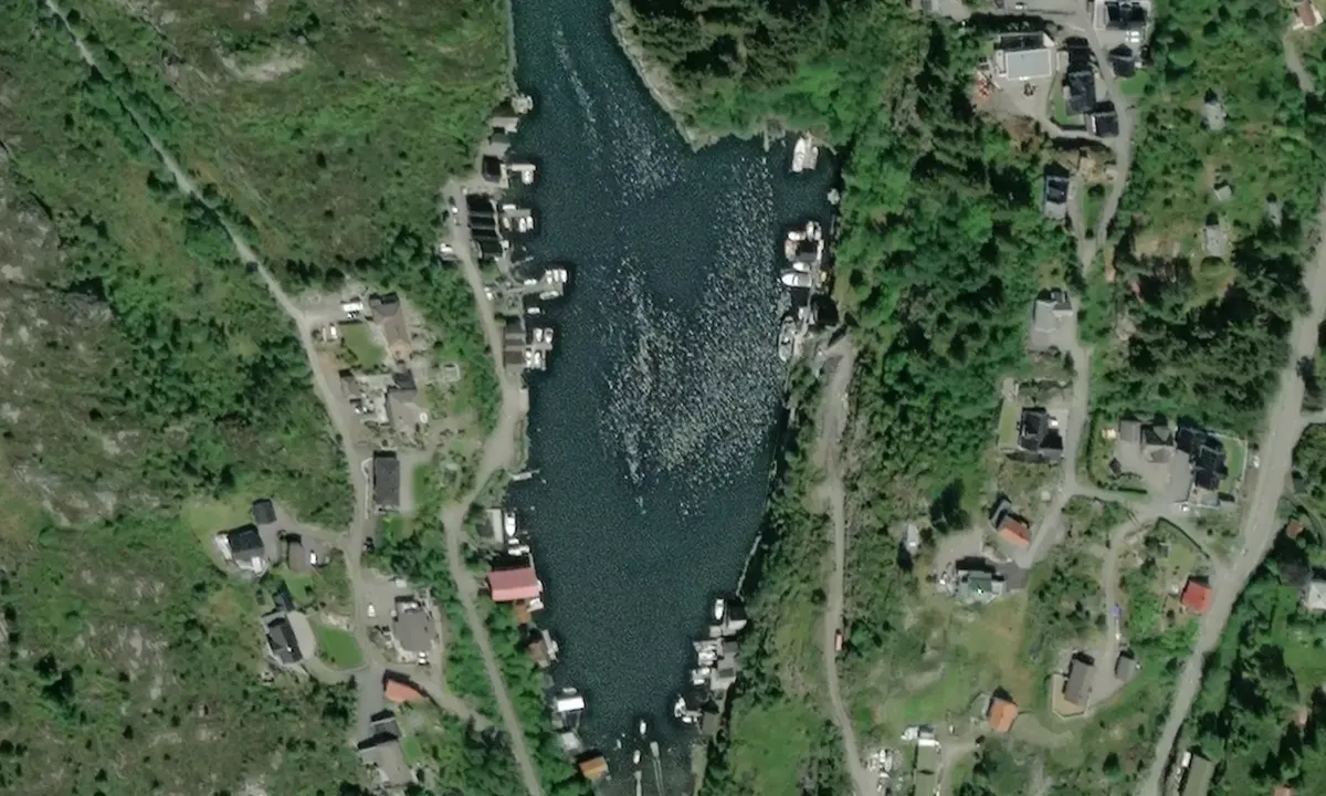 Satelite image of Nordre Kårtveit
