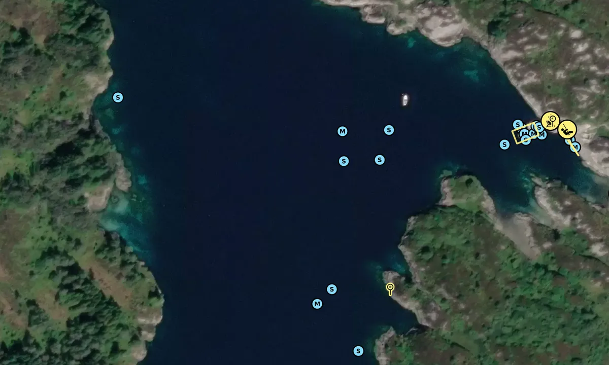 Satelite image of Nordre Navøyvågen