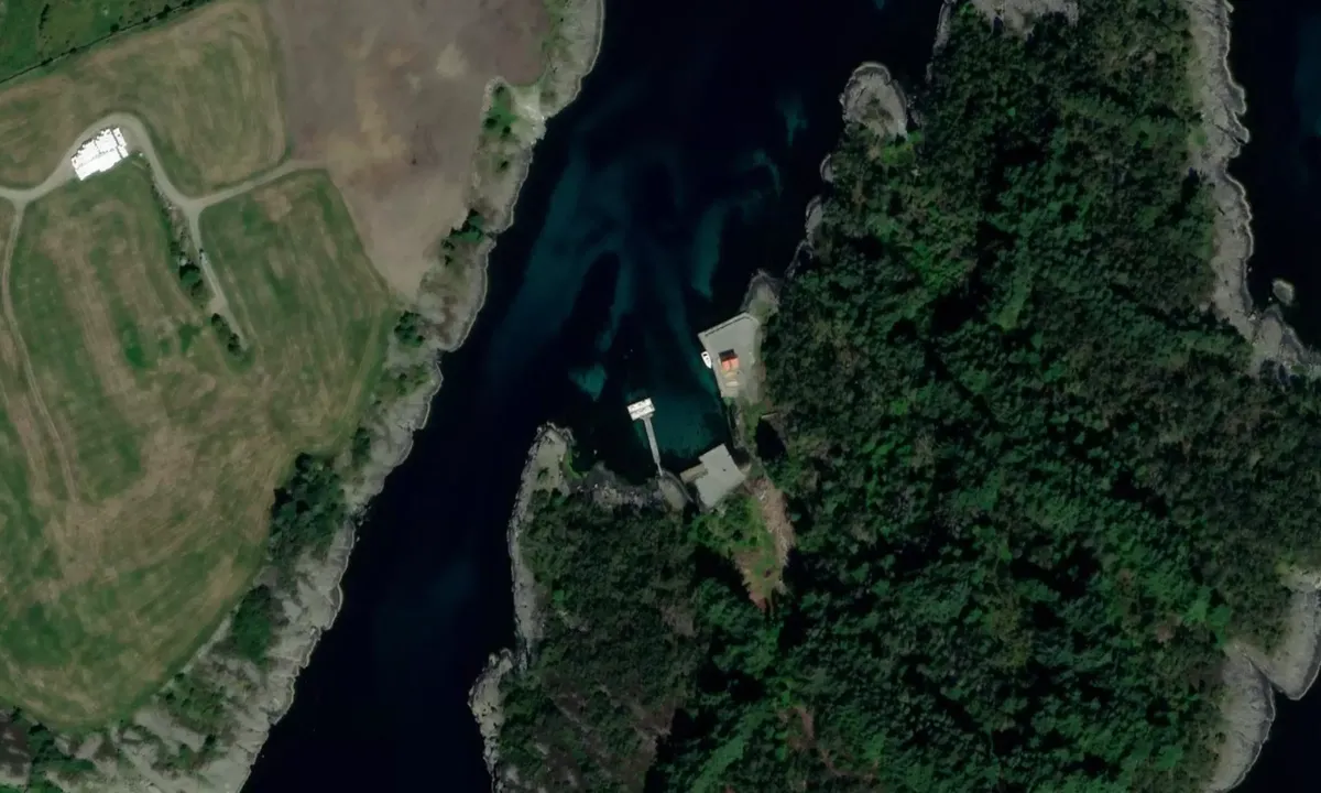 Satelite image of Nordre Vågholmen