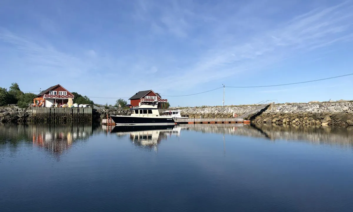 Nordvika Båthavn: Gjestebrygge helt innerst i havna