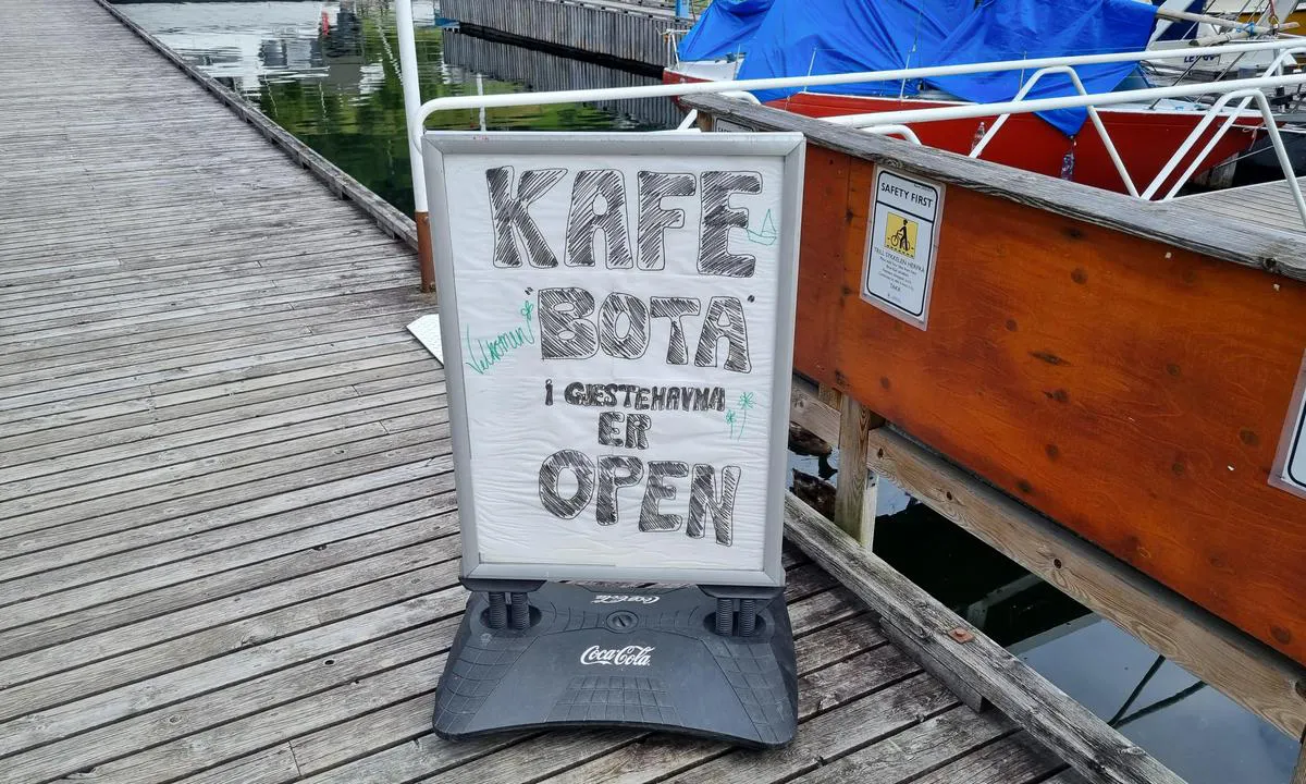 Norheimsund: Egen kafé på brygga