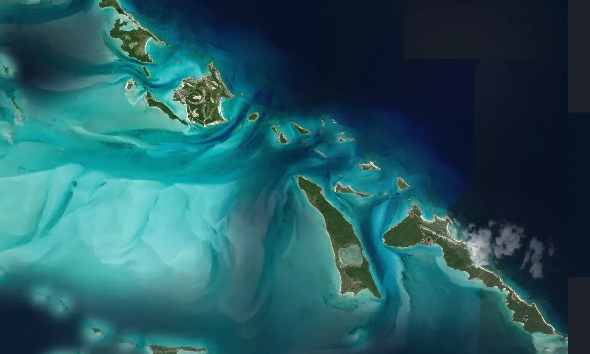 Flyfoto av Normans Pond Cay