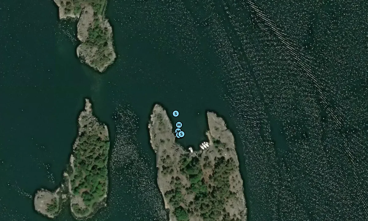 Satelite image of Norra Brandsholmen - Grytsholm - Sankt ANNA