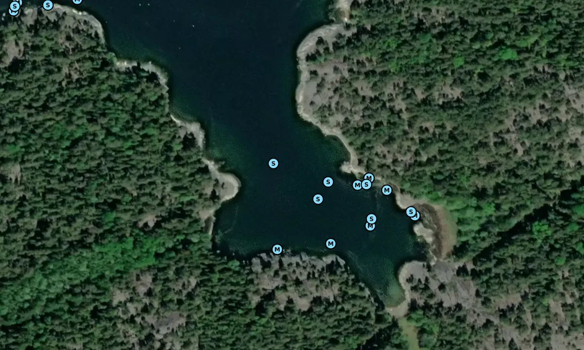 Satelite image of Norra Hagedeviken