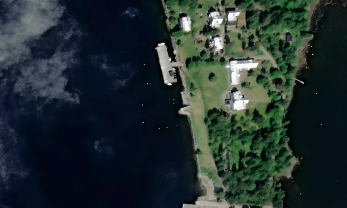 Satelite image of Norrbyskär Hotellbryggan