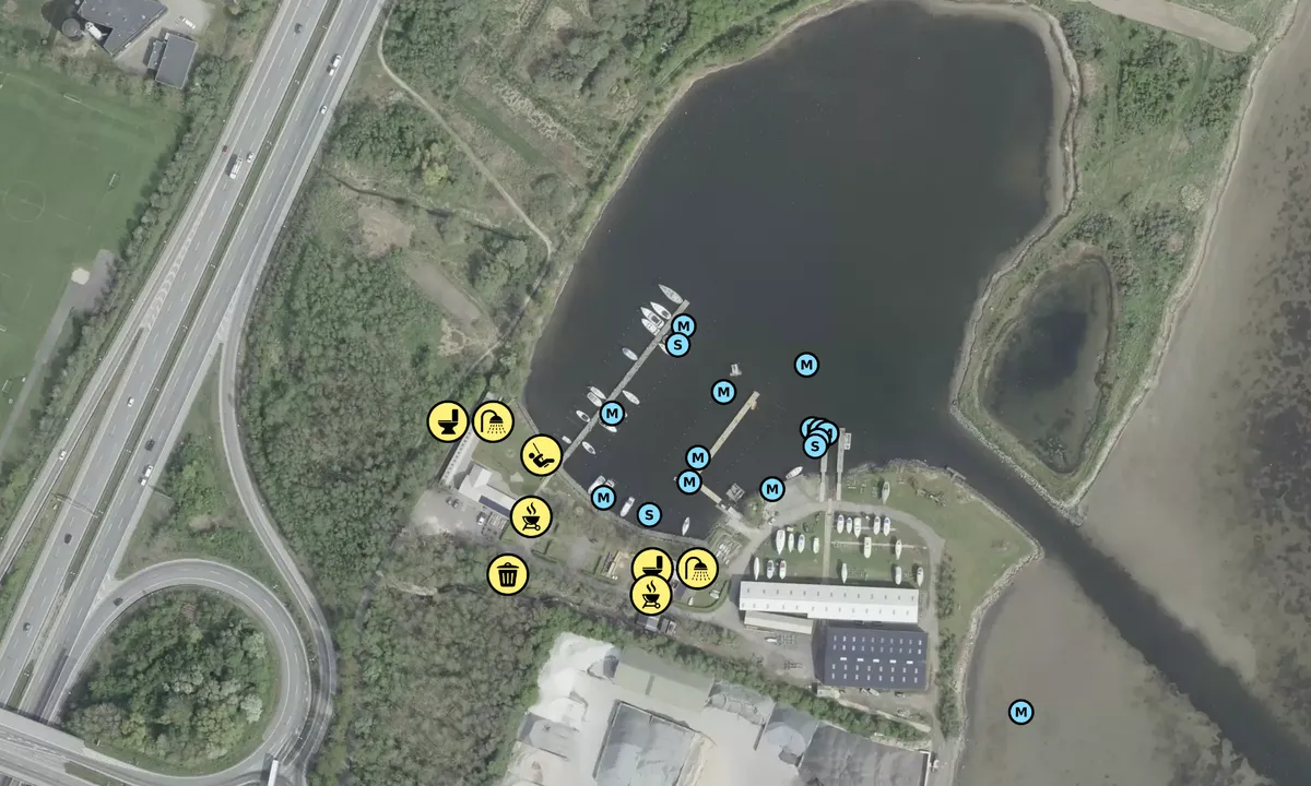Satelite image of Nørre Uttrup Lystbådehavn - Sundby Hvorup Sejlklub