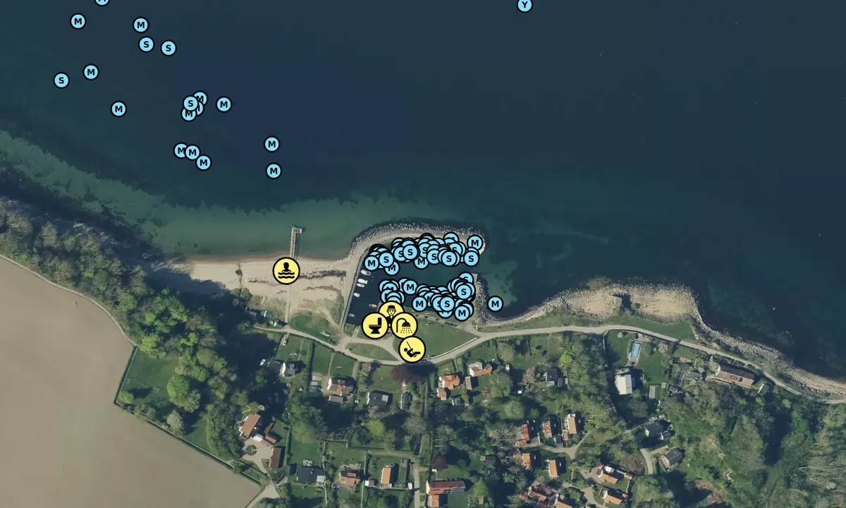 Satelite image of Norreborg Hamn - Ven