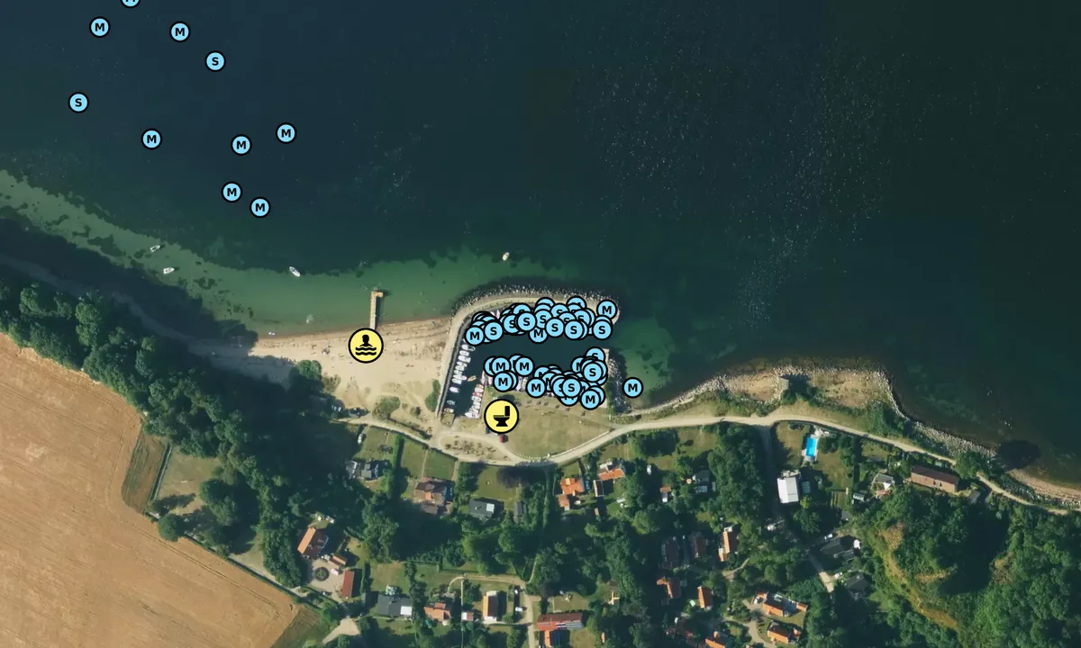 Satelite image of Norreborg Hamn - Ven