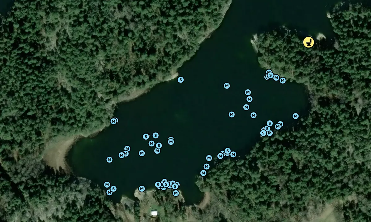 Satelite image of Norrgårdsön