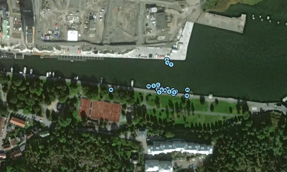 Satelite image of Norrtälje