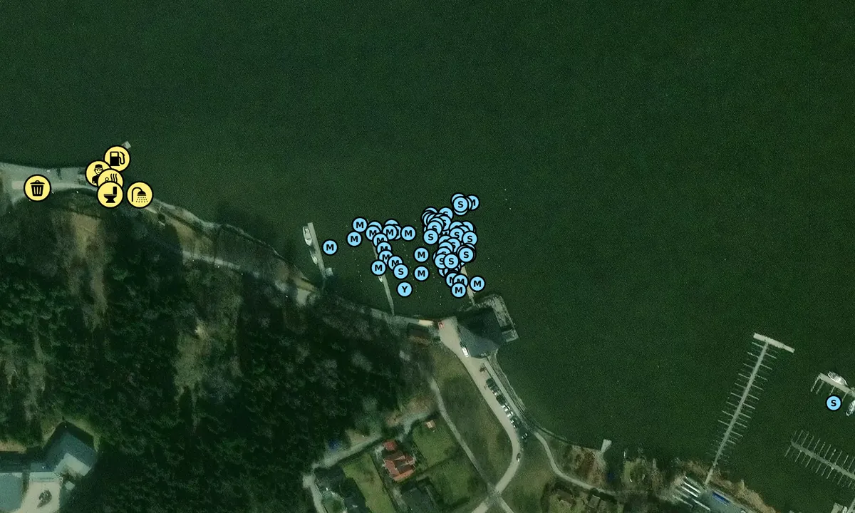 Satelite image of Norrtälje Gästhamn