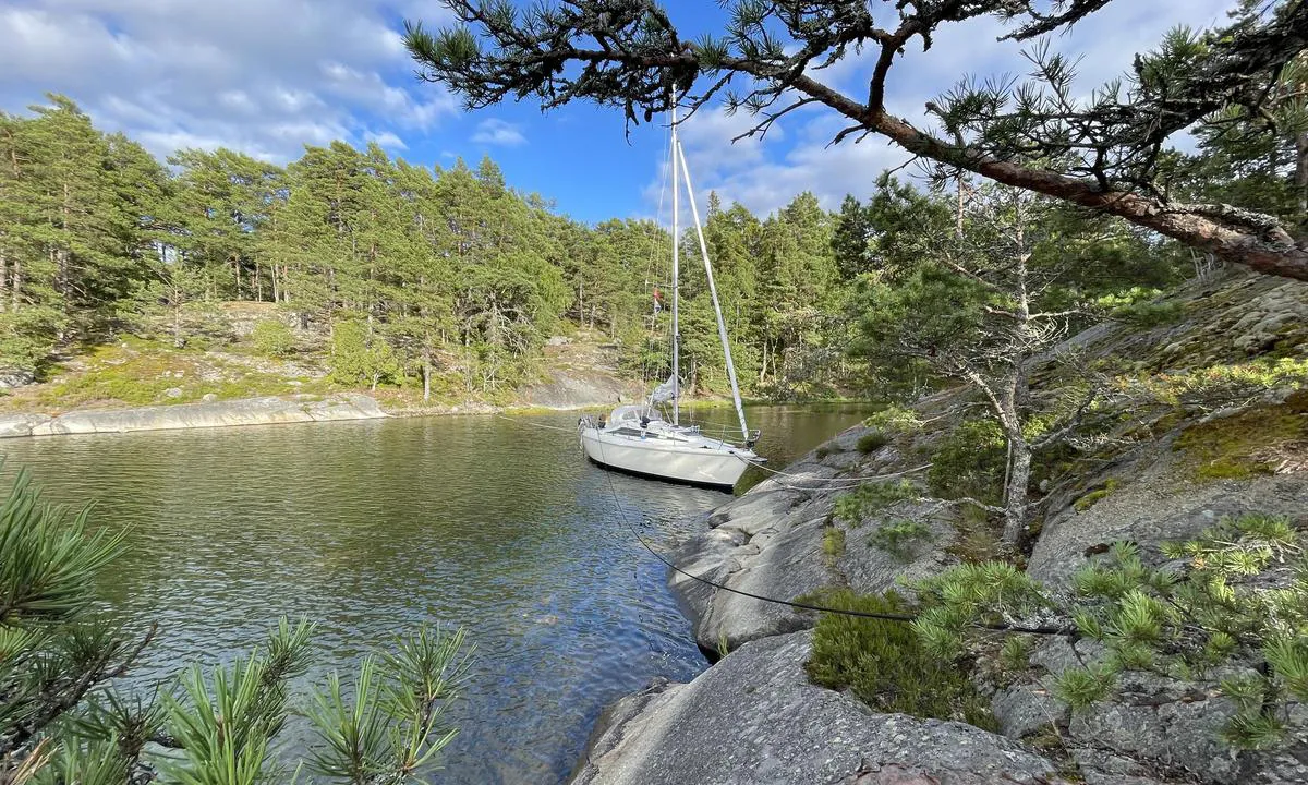 Norsviken: {"base": "se", "no": "I den s\u00f8rlige viken g\u00e5r en telekabel. Passende \u00e5 bruke tr\u00e6rne p\u00e5 den andre siden i stedet for \u00e5 kaste anker.", "se": "I den s\u00f6dra viken g\u00e5r en telekabel. L\u00e4mpligt att nyttja tr\u00e4den p\u00e5 andra sidan istf. att l\u00e4gga ankar.", "en": "In the southern bay, there is a telegraph cable. It is advisable to use the trees on the other side instead of anchoring.", "da": "I den sydlige vig g\u00e5r et telekabel. Det er passende at benytte tr\u00e6erne p\u00e5 den anden side i stedet for at kaste anker."}