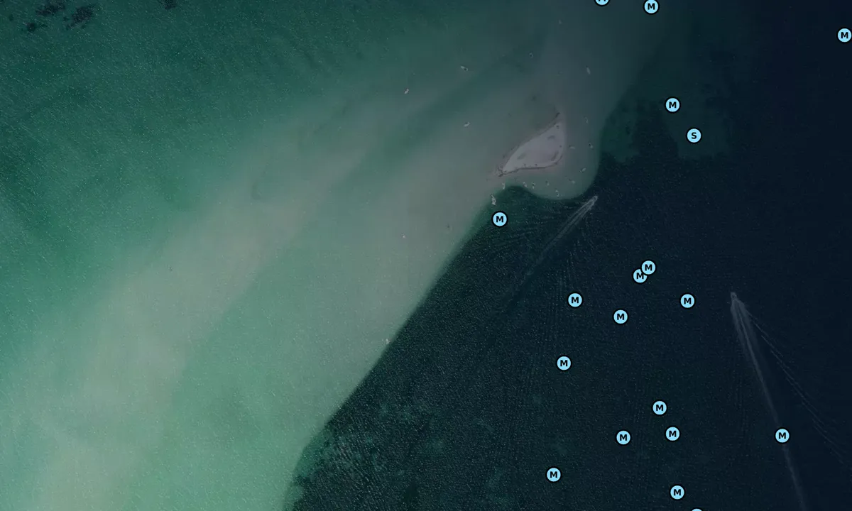 Satelite image of North Anclote
