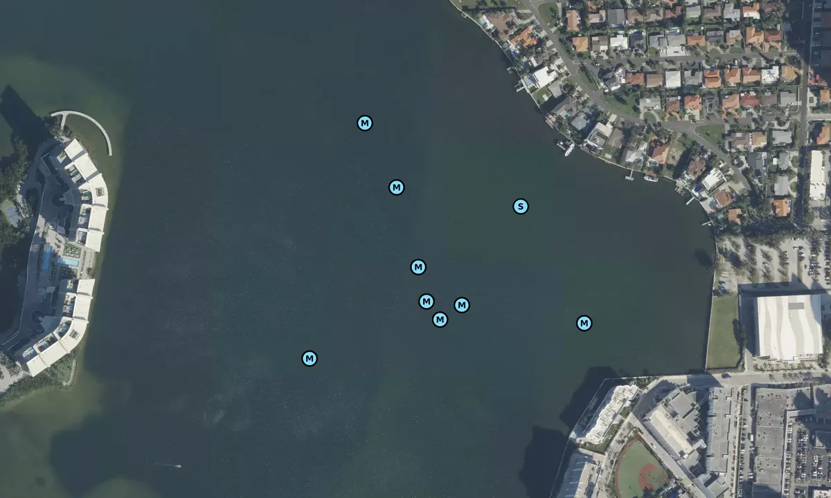 Satelite image of North Bay - Sunny Isles Beach