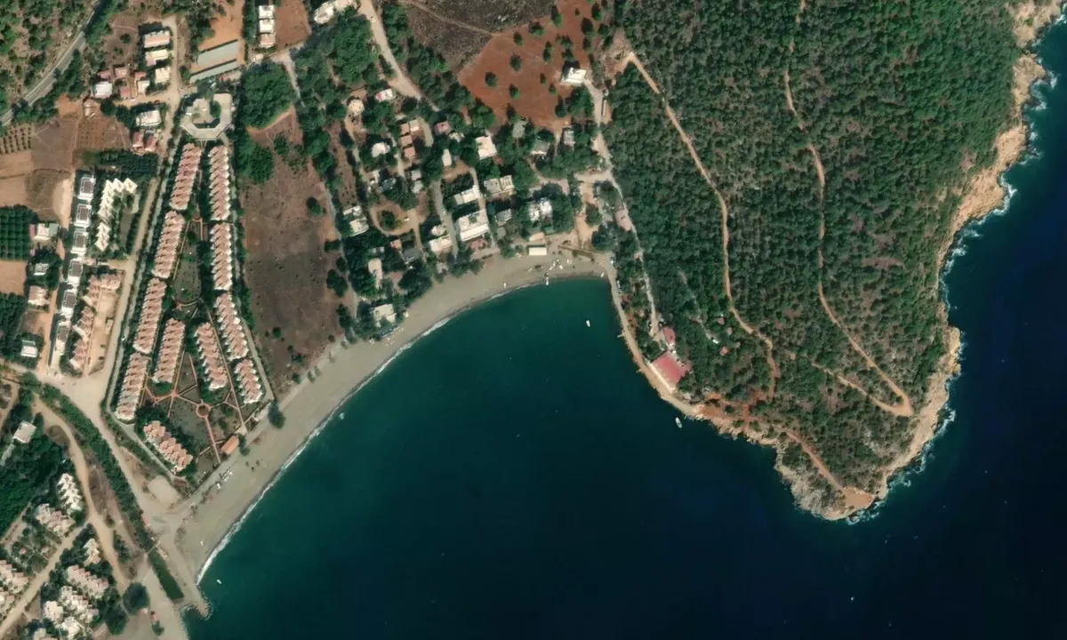 Satelite image of North Beach 1