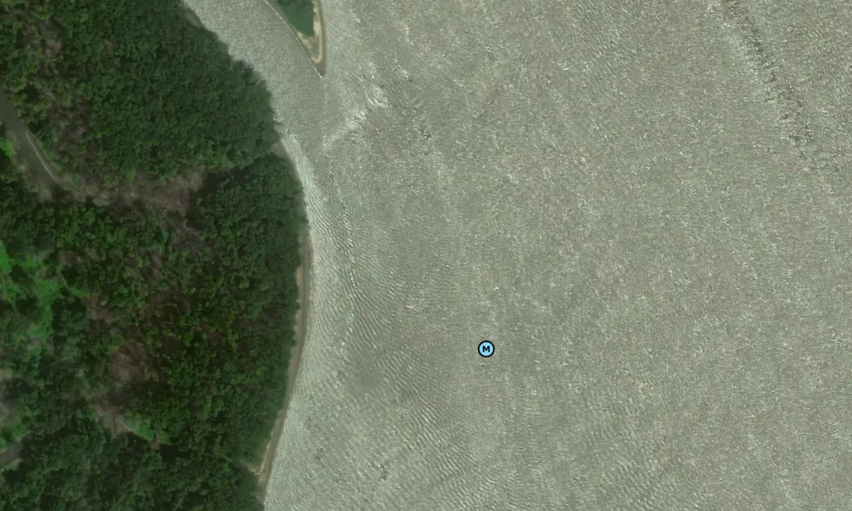 Satelite image of North Blackhawk Island