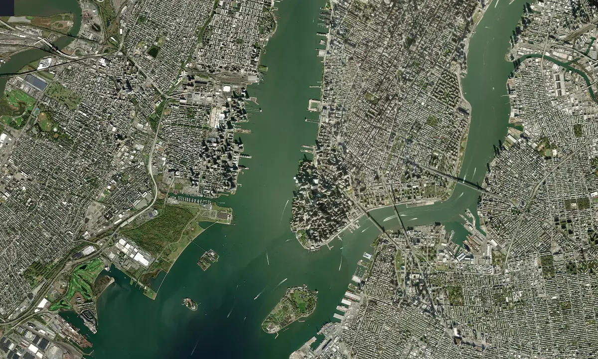 Flyfoto av North Cove Marina - New York