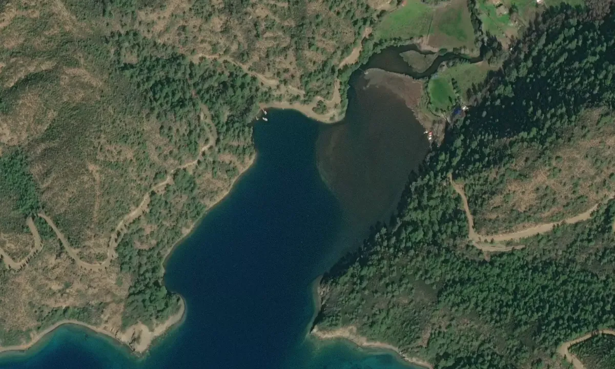 Satelite image of North Creek (Seven Islands)