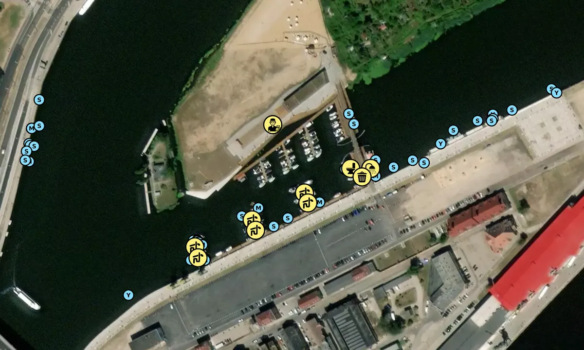 Satelite image of North East Marina