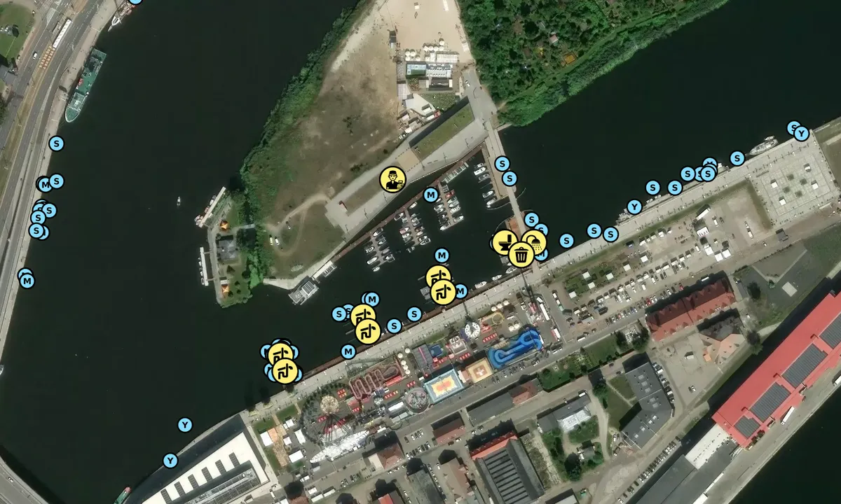 Satelite image of North East Marina