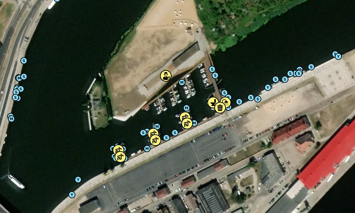 Satelite image of North East Marina