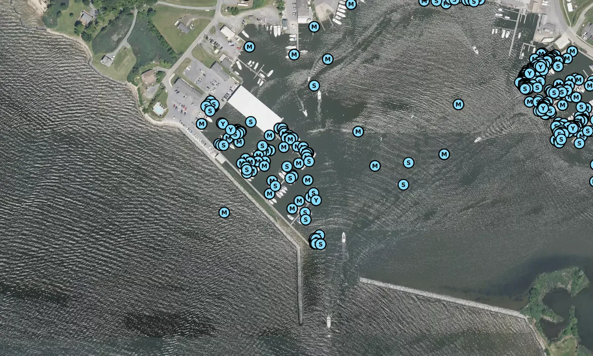 Satelite image of North Point Marina - Rock Hall