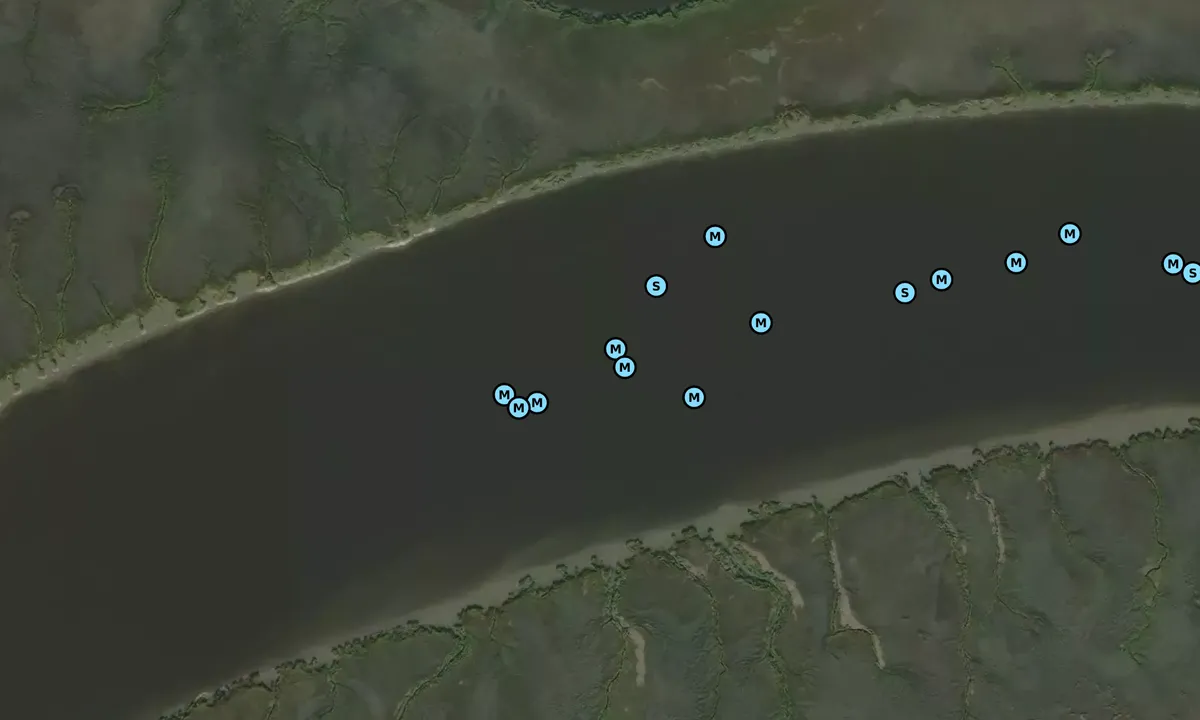 Satelite image of North River - 2