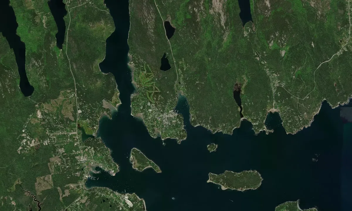 Flyfoto av Northeast Harbor Marina