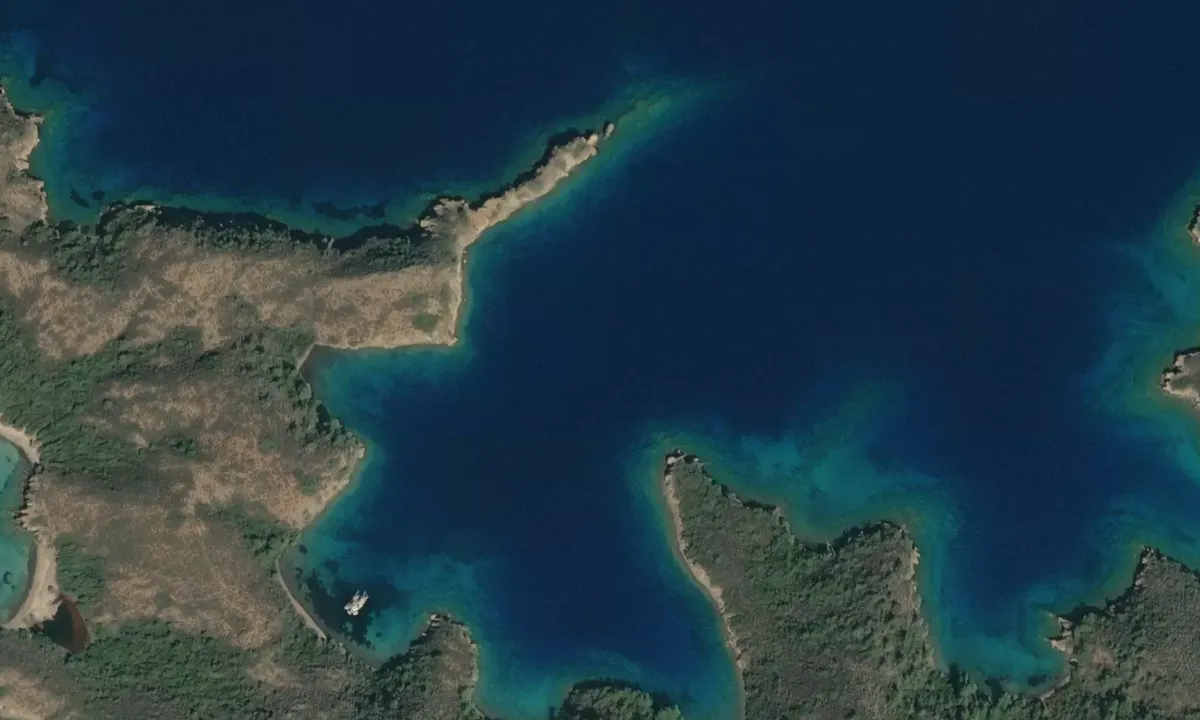 Satelite image of Northen Marmaris