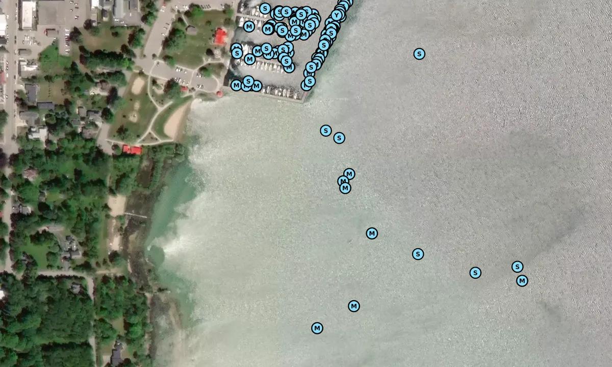 Satelite image of Northport - Leelanau