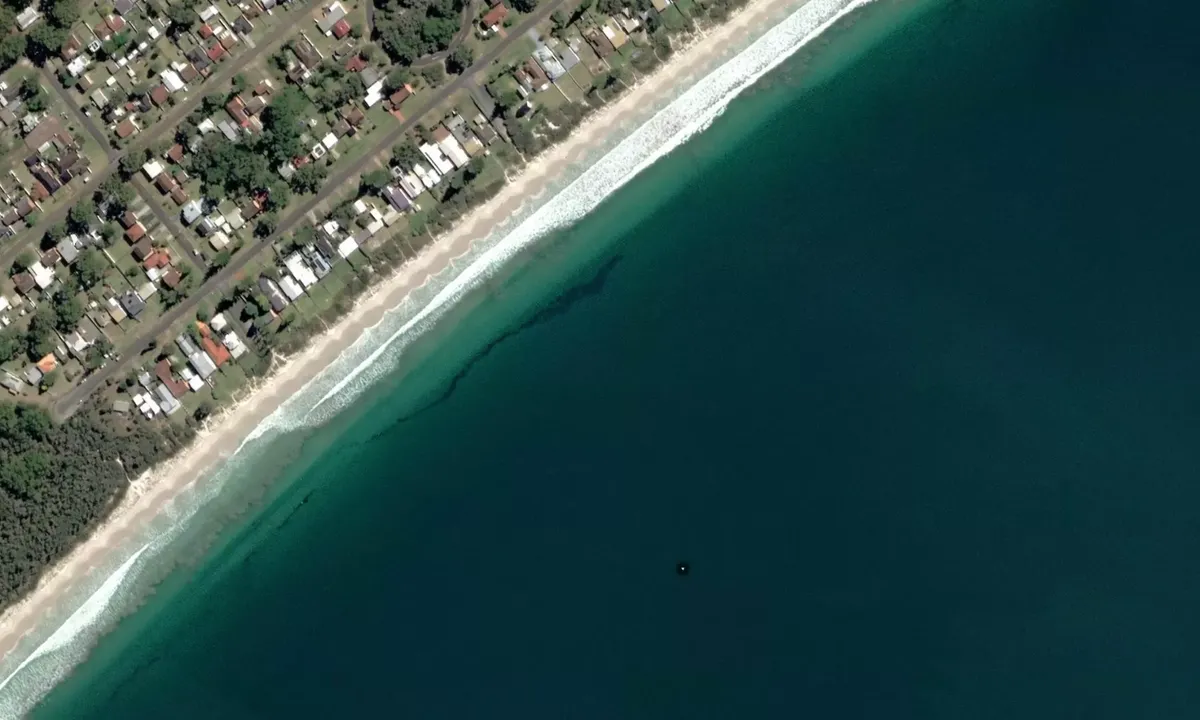 Flyfoto av Northwest Jervis Bay