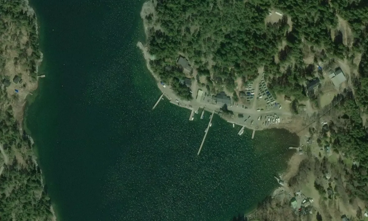Flyfoto av Nötholmen Marina