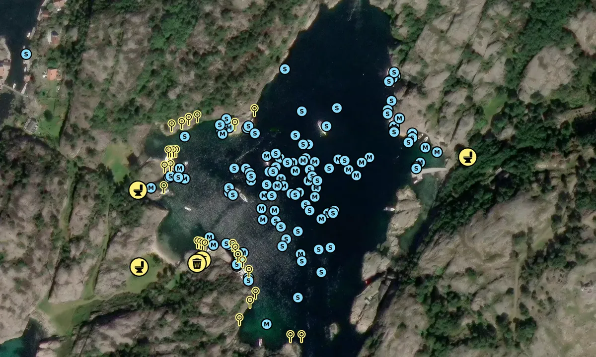 Satelite image of Ny-Hellesund - Olavsundet