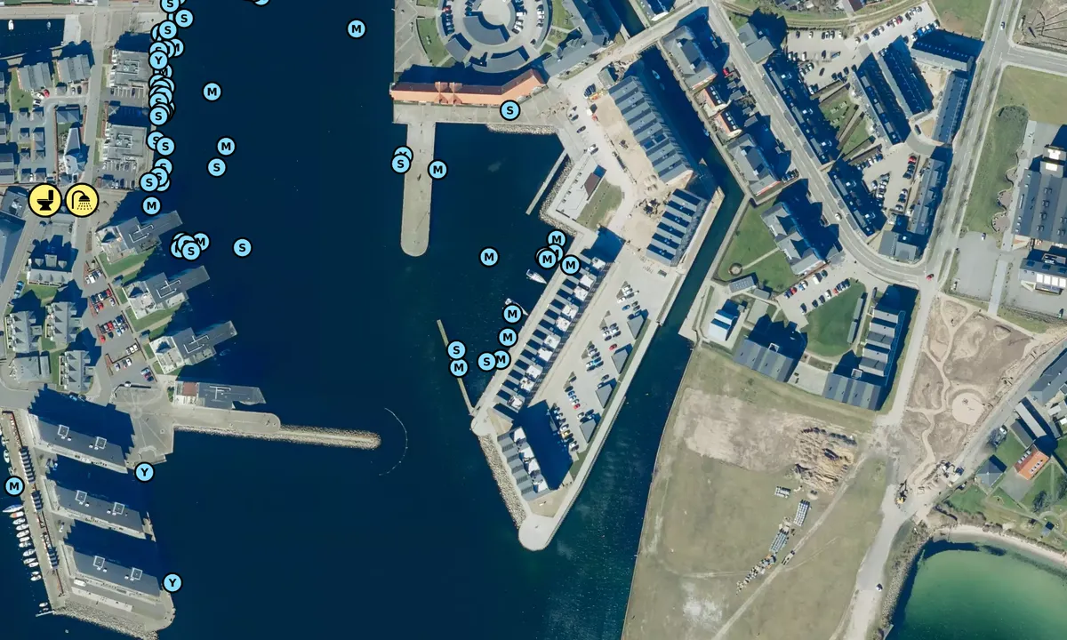 Satelite image of Nyborg Marina
