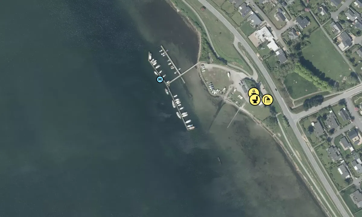 Lergravens Sejl: Satelite image of Nyköping Södra