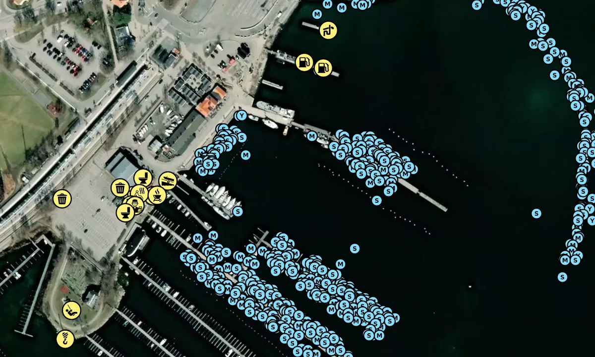 Satelite image of Nynäshamn