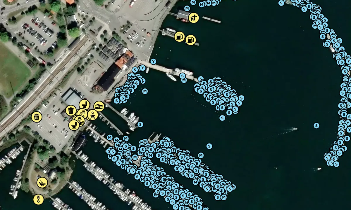 Satelite image of Nynäshamns Gästhamn