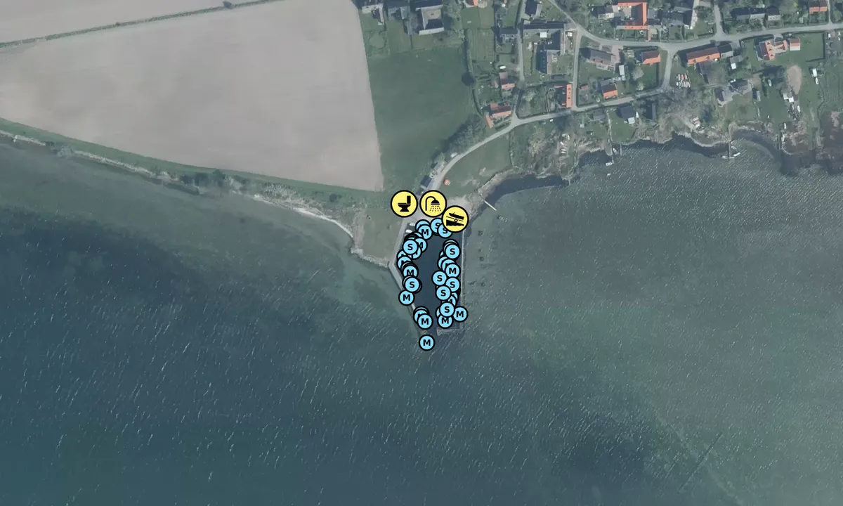 Satelite image of Nyord Havn