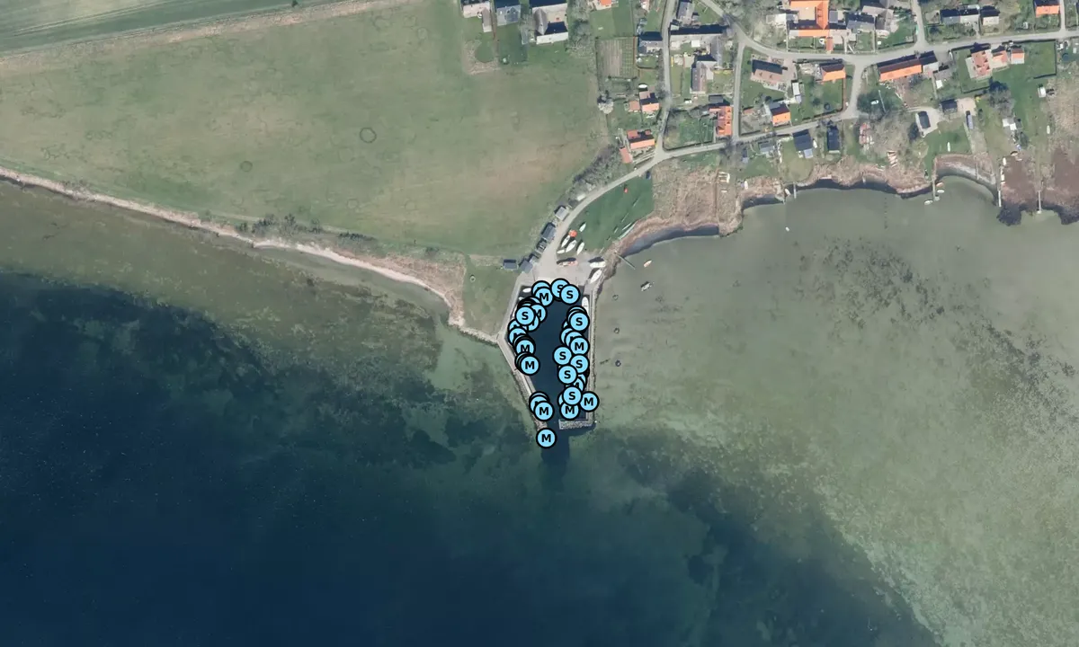 Satelite image of Nyord Havn