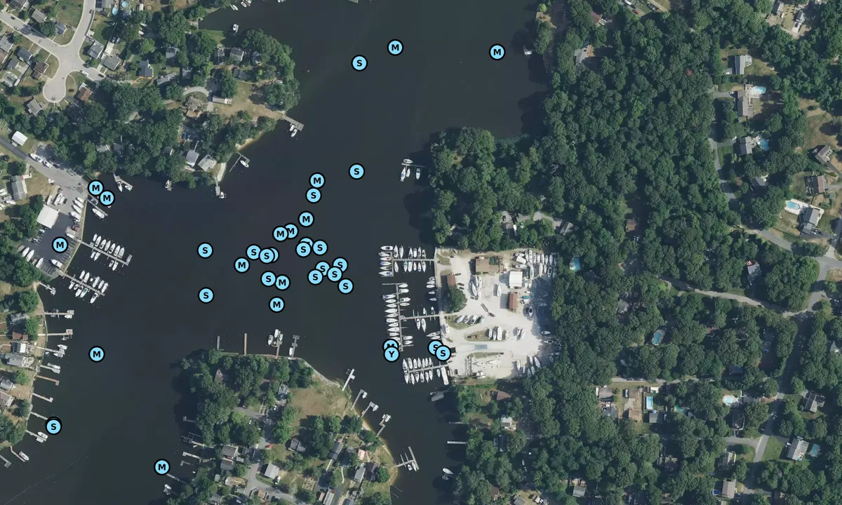 Satelite image of Oak Harbor Marina - Pasadena