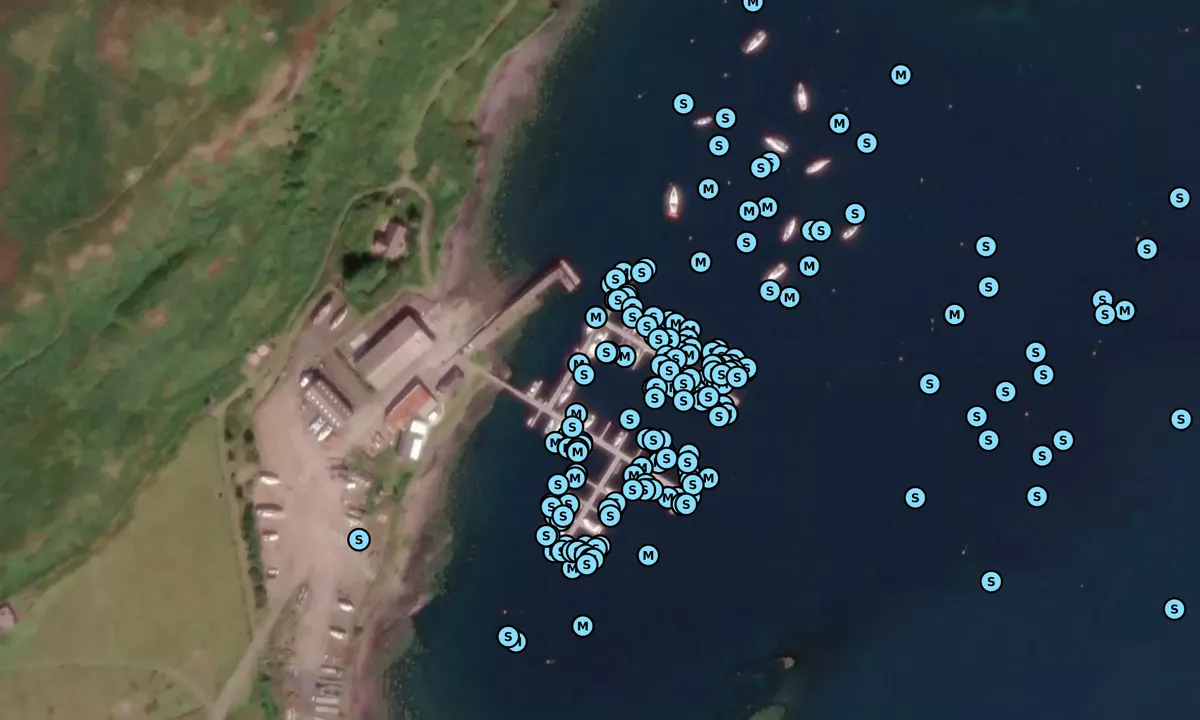 Kerrera Marina: Flyfoto av Oban Marina
