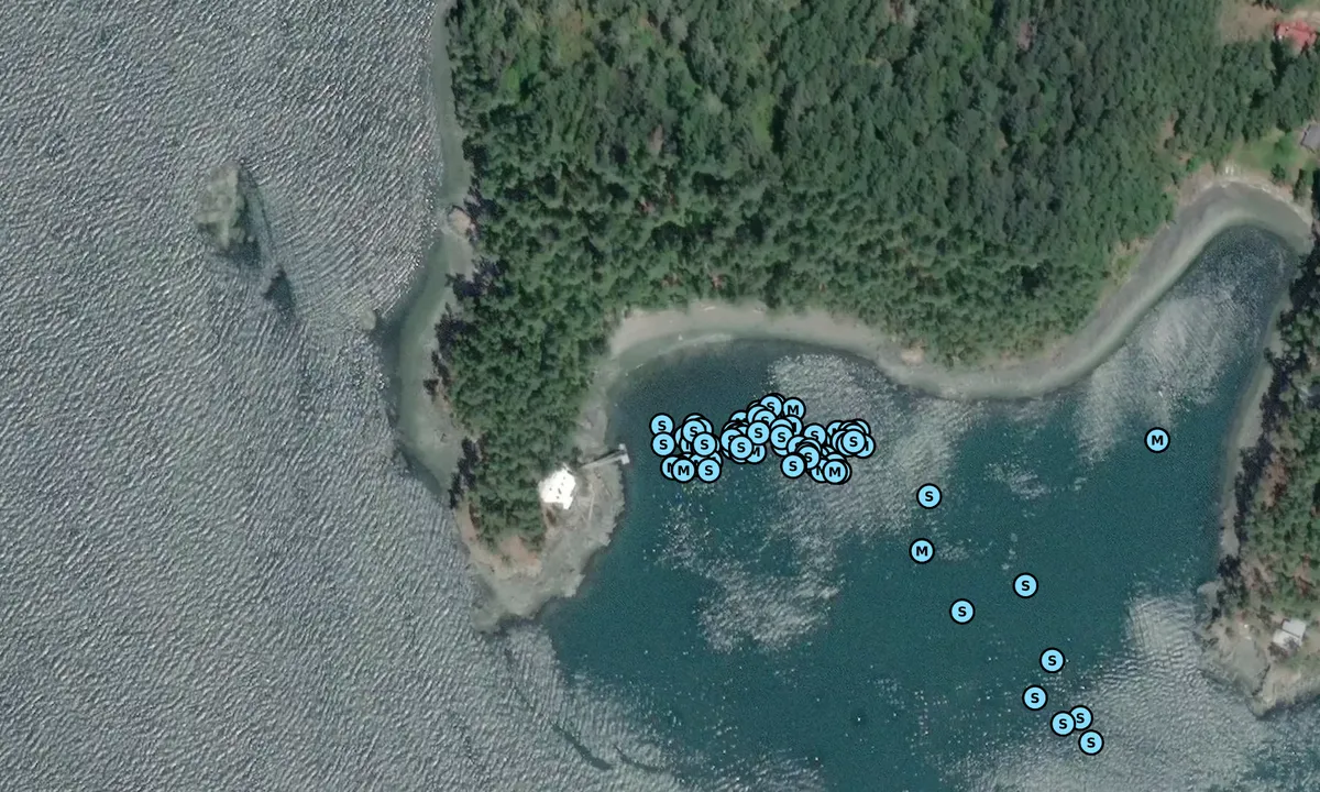 Satelite image of Obstruction Pass Recreation Area