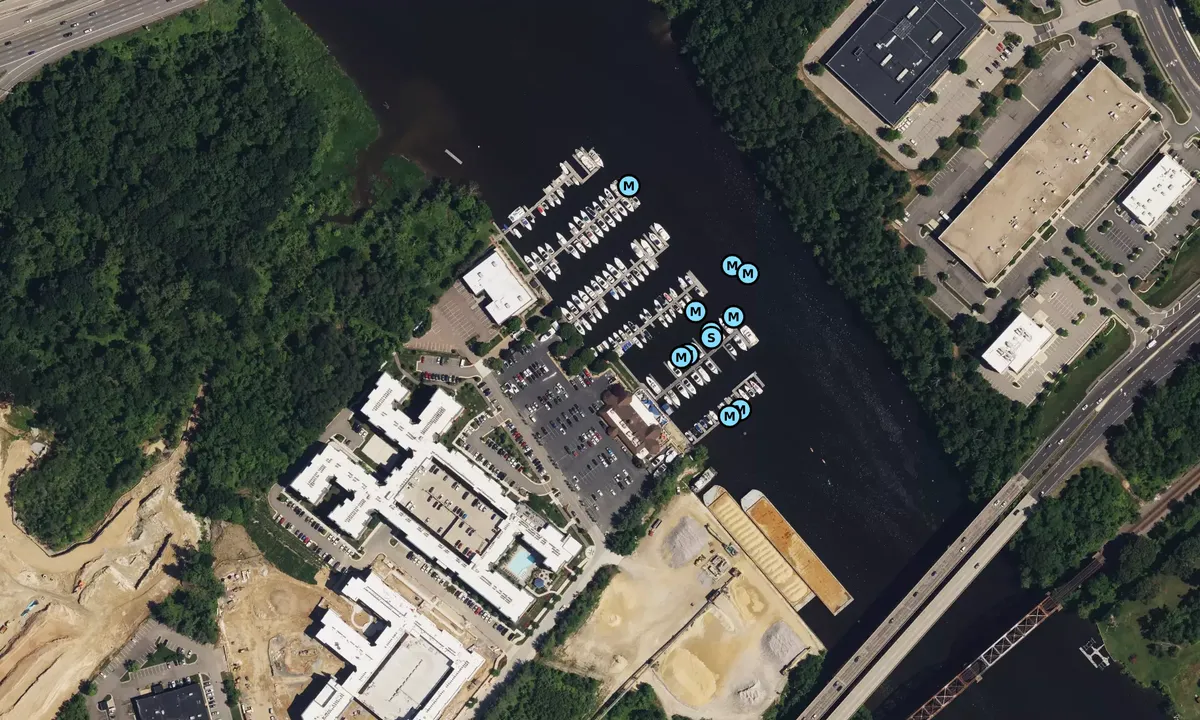 Satelite image of Occoquan Harbour Marina