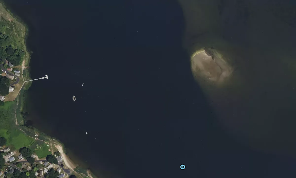 Satelite image of Occupessatuxet Cove