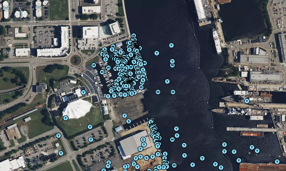 Satelite image of Ocean Marine Yacht Center