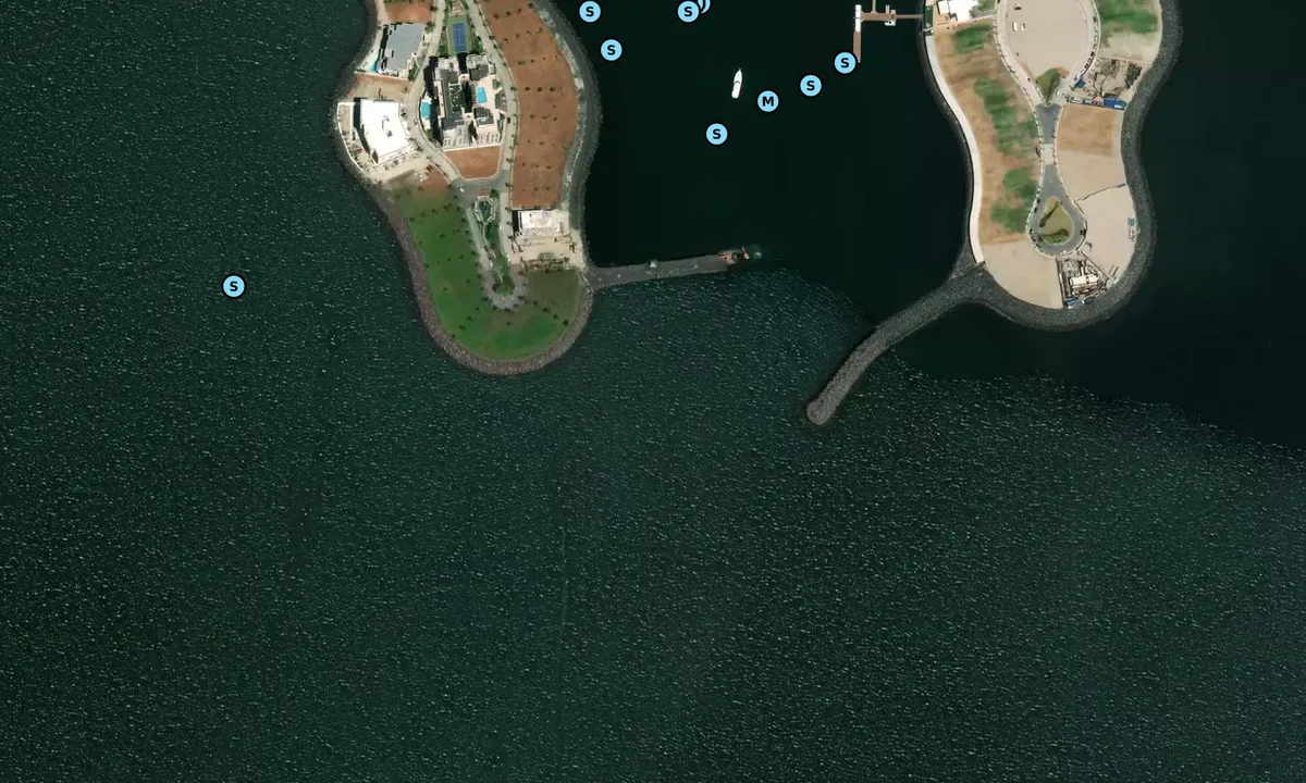 Satelite image of Ocean Reef Marina