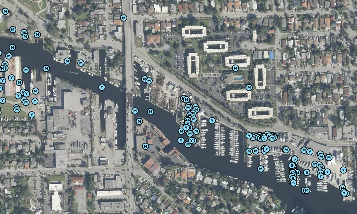 Satelite image of Oceanika Marine Yard