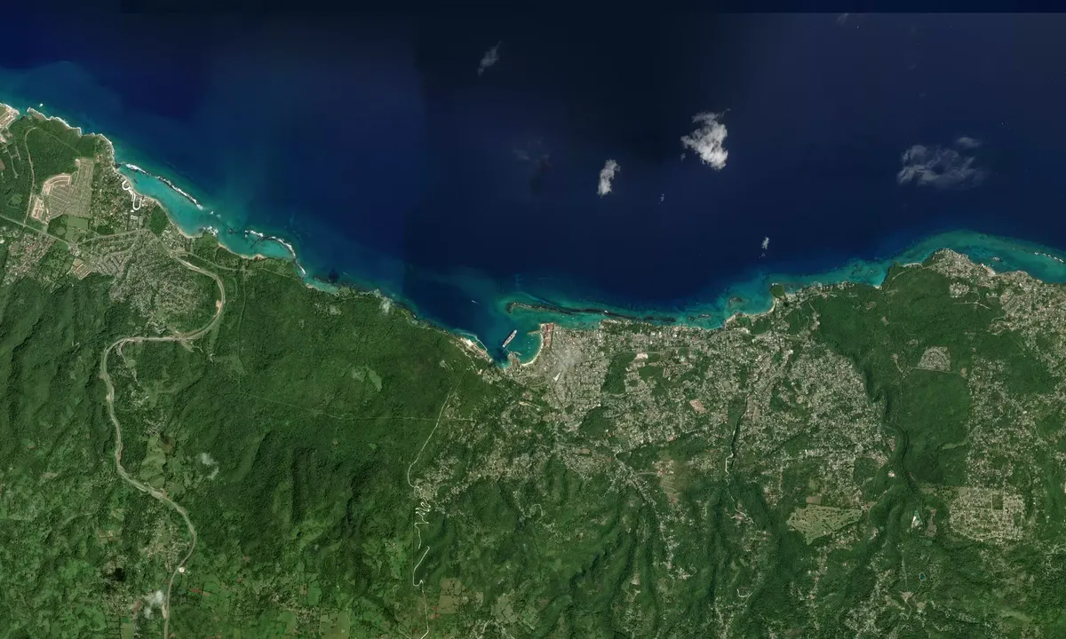 Flyfoto av Ocho Rios