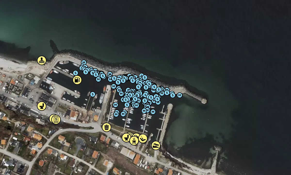 Satelite image of Odden Havn